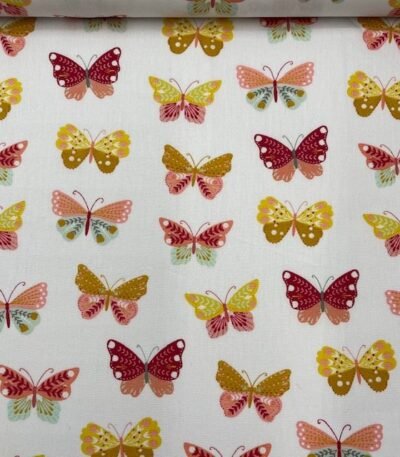 Popeline Butterfly – Branco