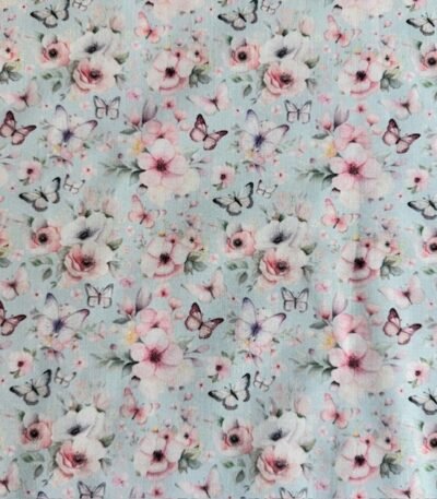 Popeline Butterfly by Ana Lobo – Azul