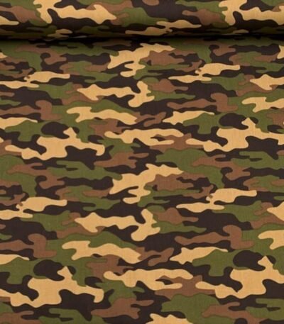 Popeline Camuflado – Bege