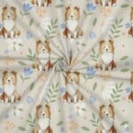 Popeline Animais Cão Lacy - Bege - Image 2