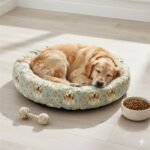 Popeline Animais Lavrador - Verde - Image 3