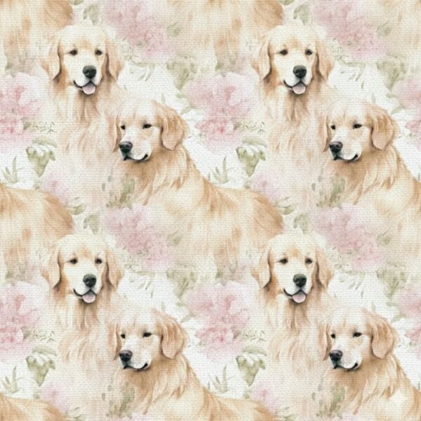 Popeline Animais Lavrador - Cru