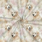 Popeline Animais Lavrador - Cru - Image 2