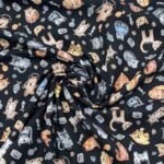 Popeline Cats – Preto - imagem 2