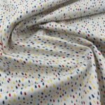Popeline Color Rain – Branco