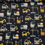 Popeline Construção – Preto