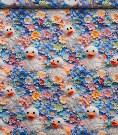 Popeline Digital Ducks