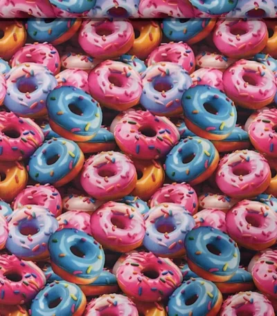 Popeline Digital 3D – Donuts
