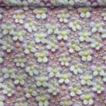 Popeline Digital 3D – White Flower