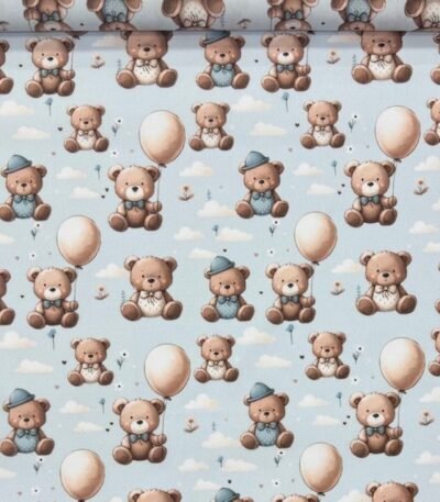 Popeline Bear Collecion – Azul