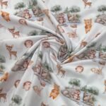 Popeline Digital Bosque – Branco - imagem 2