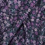 Popeline Digital Flowers – Azul / Roxo - imagem 3
