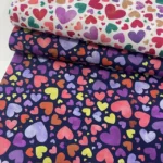 Popeline Digital Hearts – Azul - imagem 4