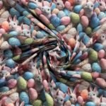 Popeline Digital Páscoa Coelhinhos e Ovos - imagem 2
