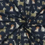 Popeline Dogs – Azul Marinho - imagem 2
