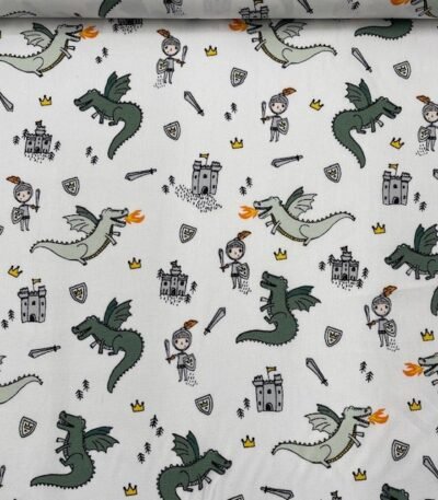 Popeline Dragão – Branco