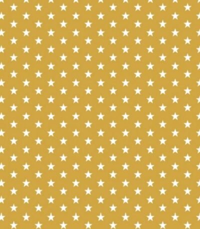 Popeline Estrelas – Amarelo Ouro