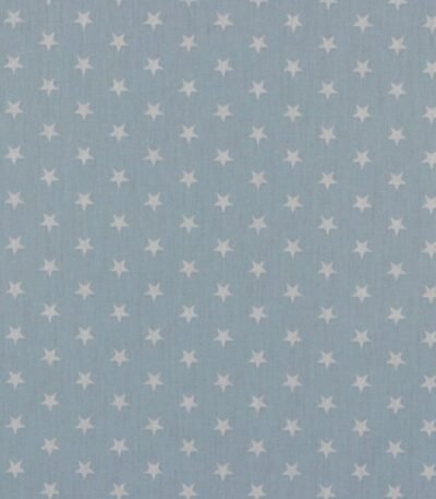 Popeline Estrelas – Azul Claro