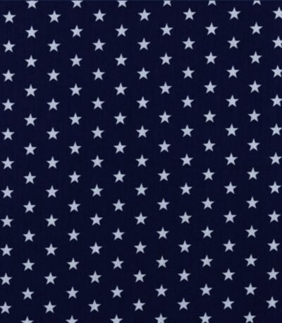 Popeline Estrelas – Azul Marinho