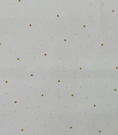 Popeline Estrelas – Branco