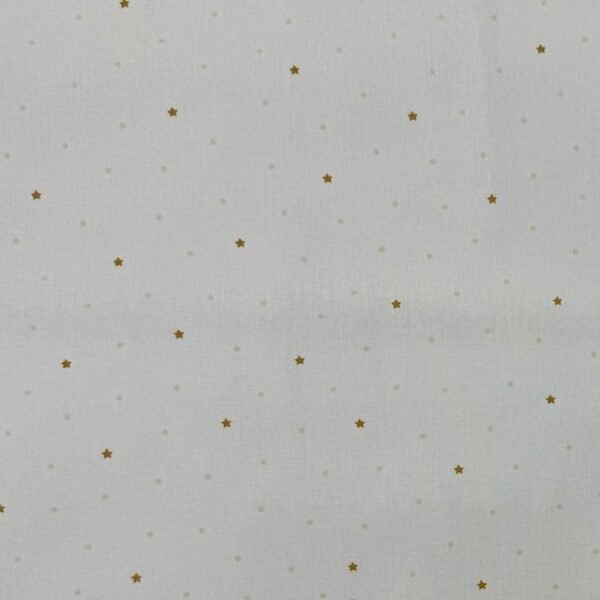Popeline Estrelas – Branco