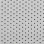 Popeline Estrelas – Branco/Cinzento