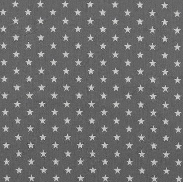Popeline Estrelas – Cinzento