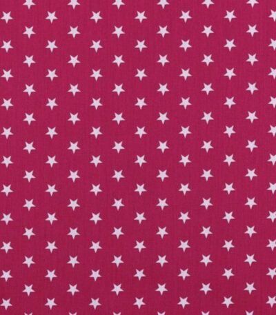 Popeline Estrelas – Rosa Choque
