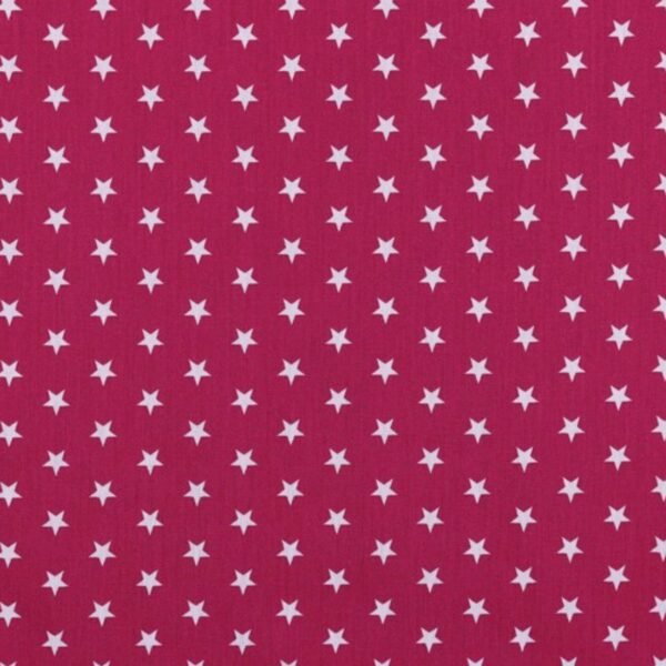 Popeline Estrelas – Rosa Choque