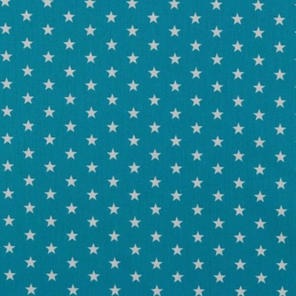 Popeline Estrelas – Turquesa
