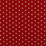 Popeline Estrelas – Vermelho
