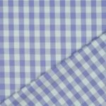Popeline Fio Tinto Xadrez – Lavanda/Verde Água - imagem 3