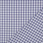 Popeline Fio Tinto Xadrez – Lavanda e Branco 9 mm - imagem 2