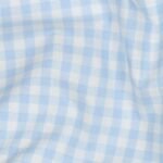 Popeline Fio Tinto Xadrez – Azul Claro e Branco 9 mm - imagem 3