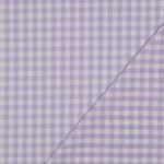 Popeline Fio Tinto Xadrez – Lilás e Branco 9 mm - Image 2