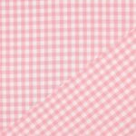 Popeline Fio Tinto Xadrez – Rosa Claro e Branco 9 mm - imagem 2