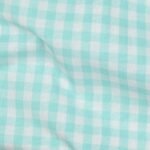 Popeline Fio Tinto Xadrez – Verde Claro e Branco 9 mm - imagem 3