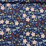 Popeline Floral – Azul