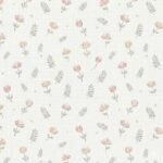 Popeline Flores - Branco