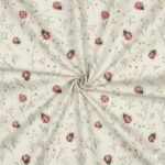 Popeline Flores Joaninhas - Cru - Image 2