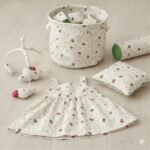 Popeline Flores Joaninhas - Cru - Image 3