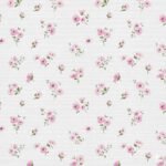 Popeline Flores - Branco