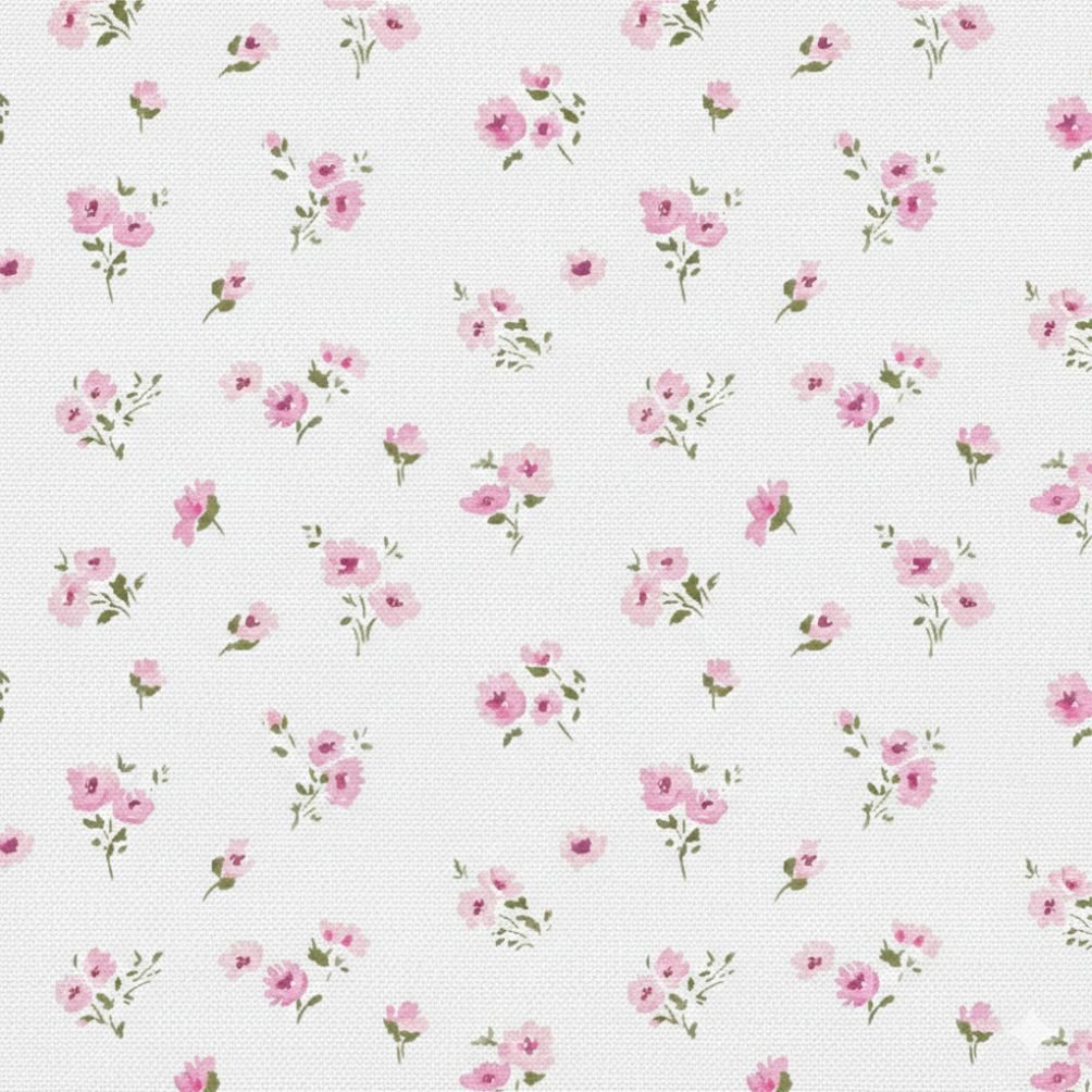 Popeline Flores peq Popeline Flores - Branco - Image 1