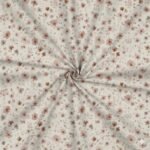 Popeline Flores - Bege - Image 2