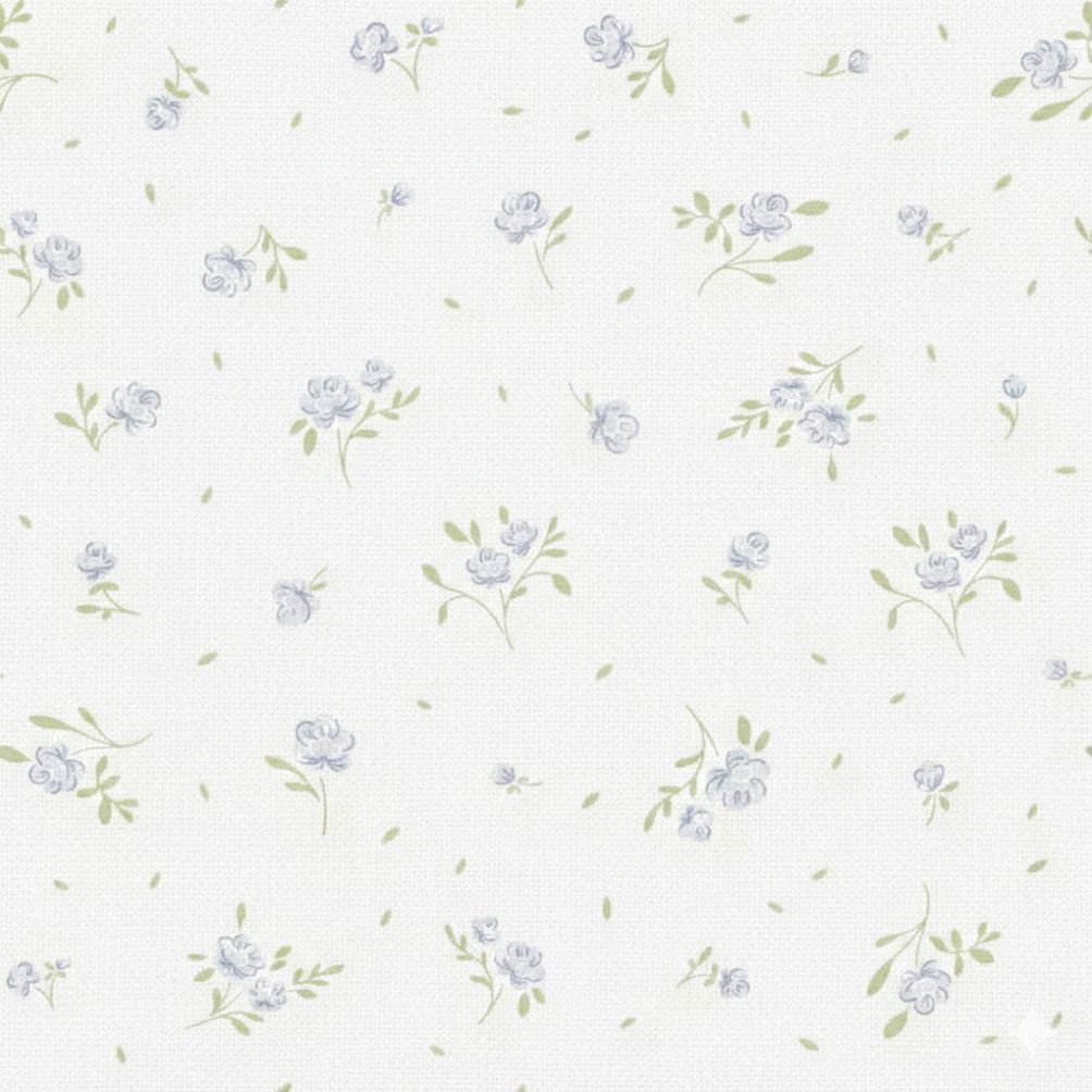 Tecido Popeline Flores sp Violet Fabrics