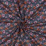 Popeline Flower – Azul Marinho - imagem 2