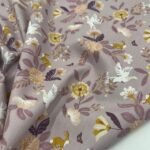 Popeline Flower Bird – Lilás - imagem 3