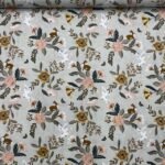Popeline Flower Bird – Verde