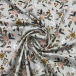 Popeline Flower Bird – Verde - imagem 2