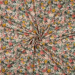 Popeline Flower Fest – Crú / Rosa - imagem 2